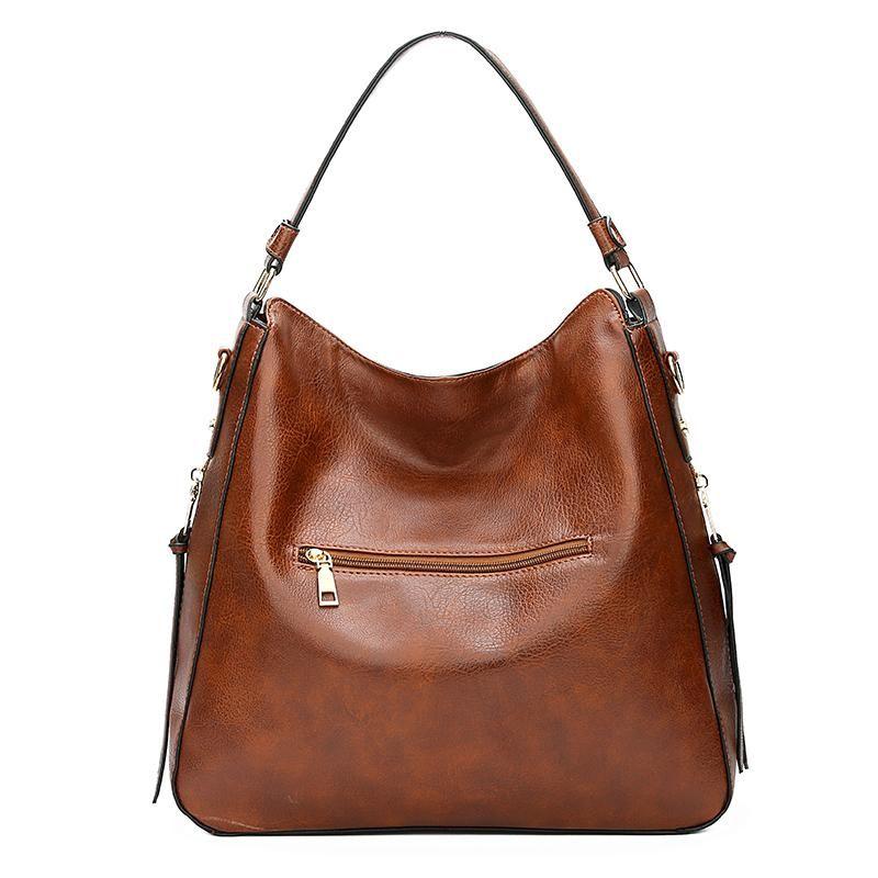 Luxury Leather Anti-Theft Handbag + FREE Crossbody Bag & Pouch Wallet