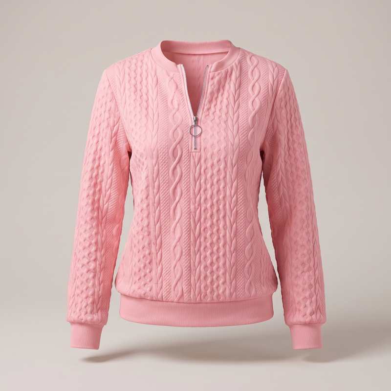 Amy Sweater With Zipper