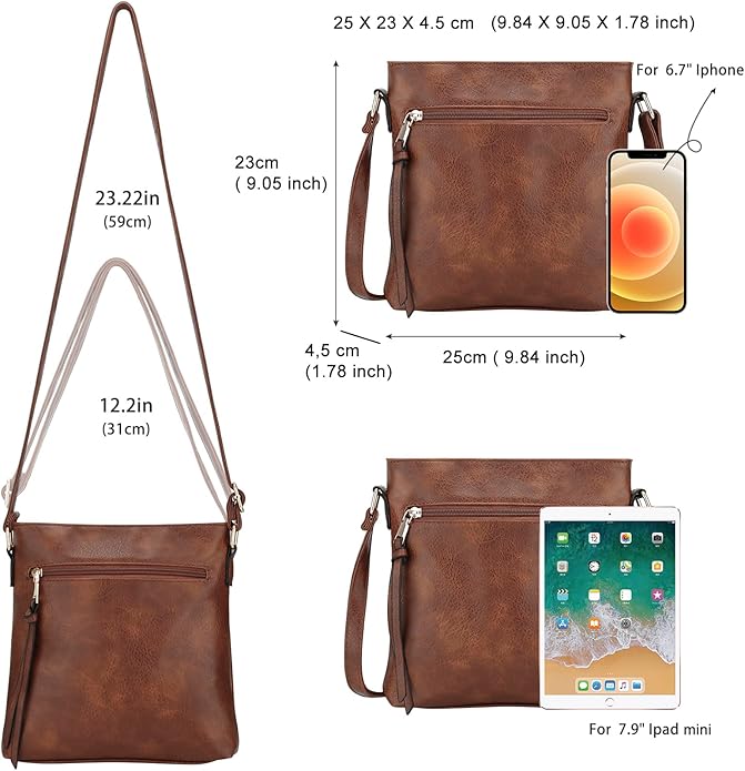 Luxury Leather Anti-Theft Handbag + FREE Crossbody Bag & Pouch Wallet