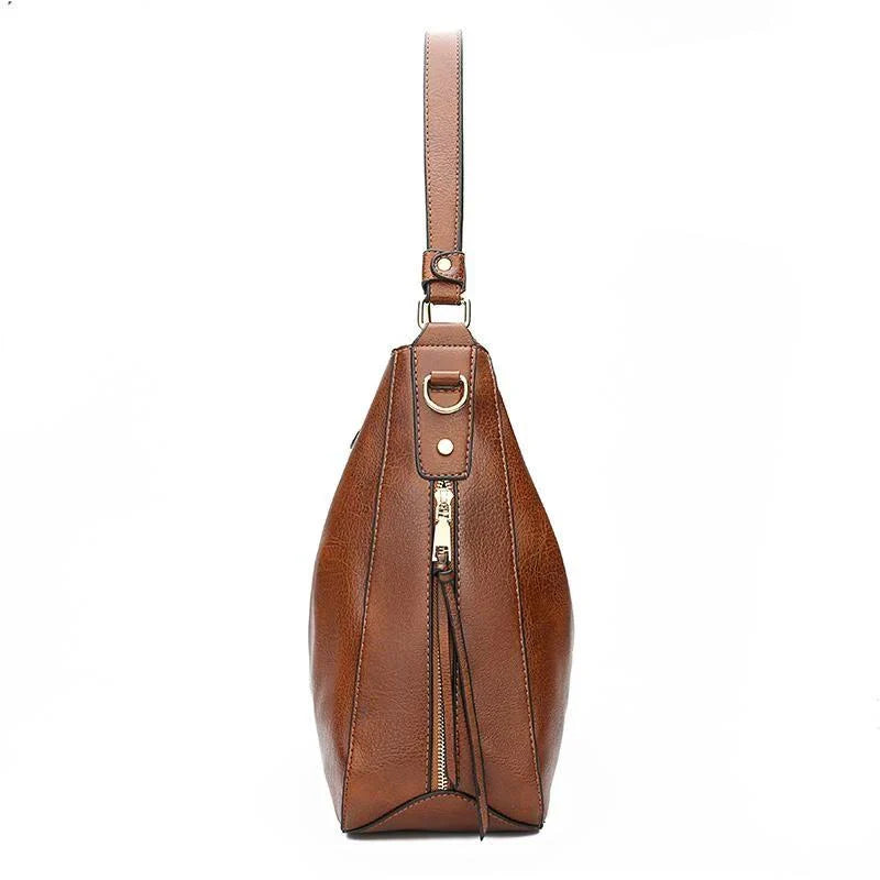Luxury Leather Anti-Theft Handbag + FREE Crossbody Bag & Pouch Wallet