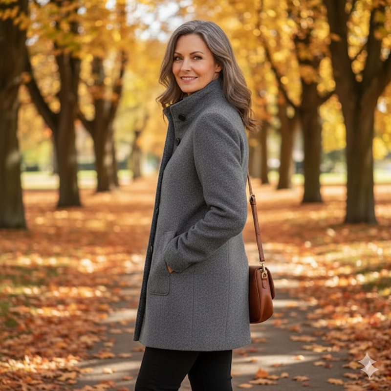 Elara Wool-Blend Coat
