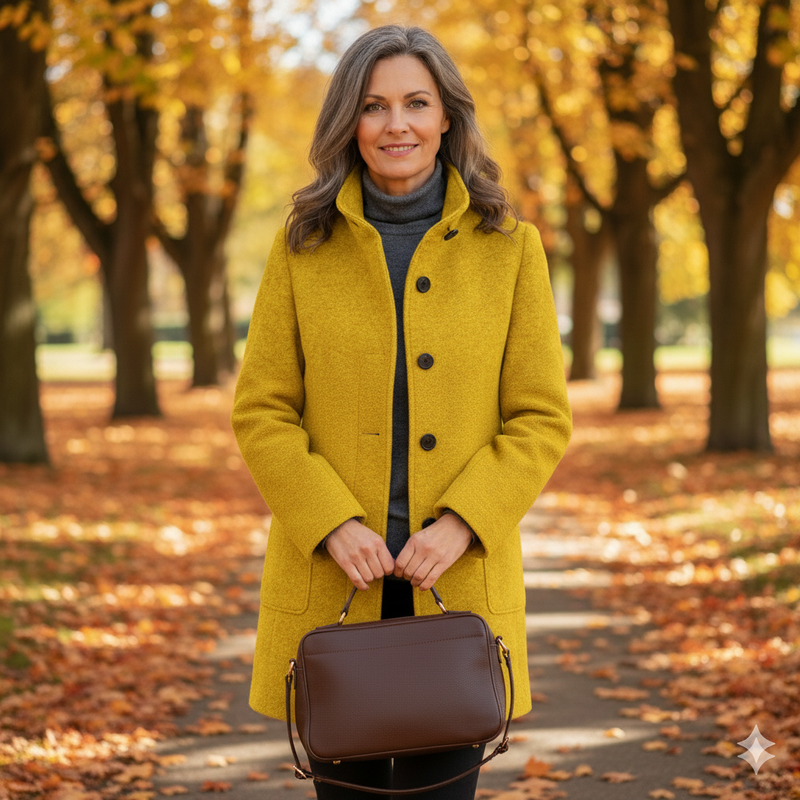 Elara Wool-Blend Coat