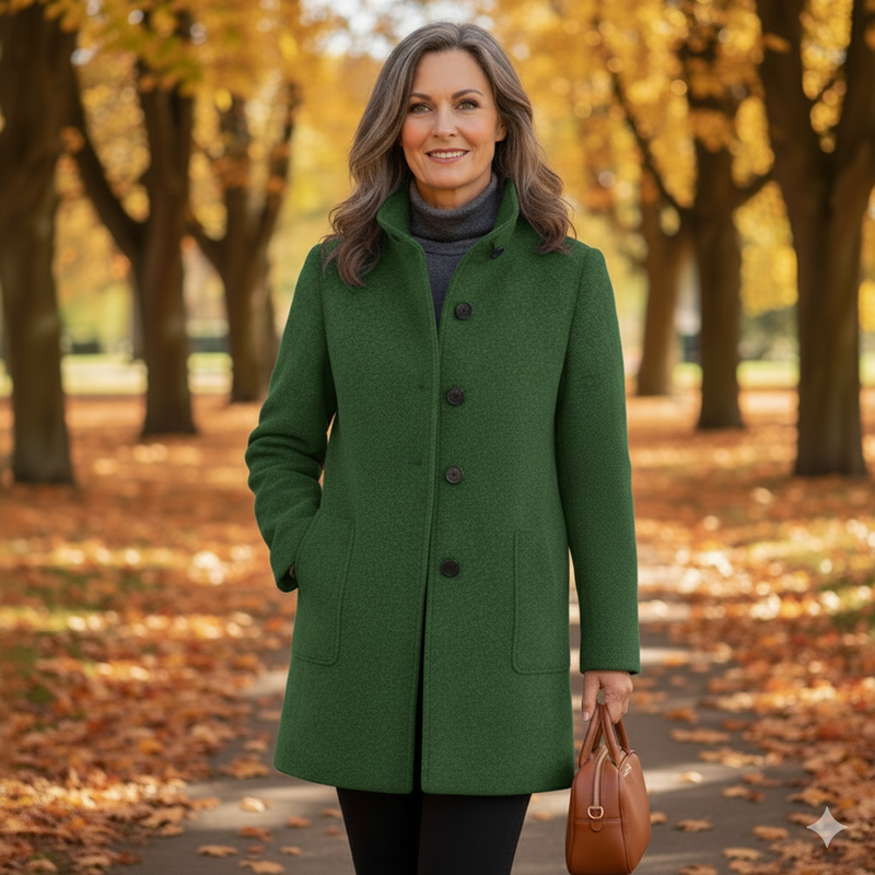 Elara Wool-Blend Coat