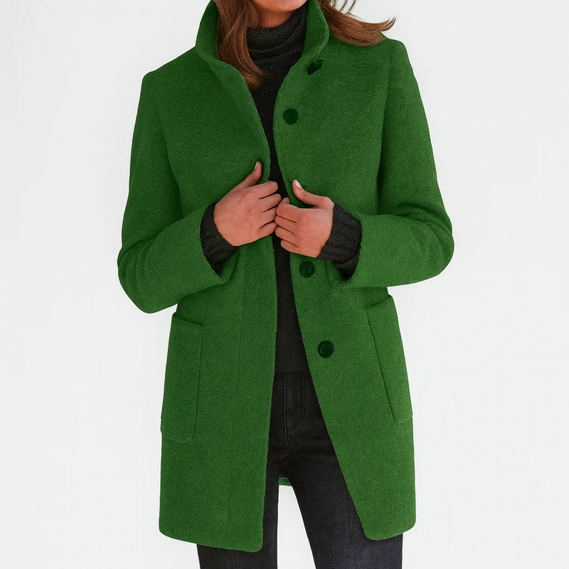 Beatrice™ | Classic Everyday Button Coat